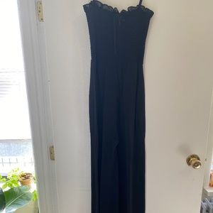 Reformation Black Jumpsuit - size 6